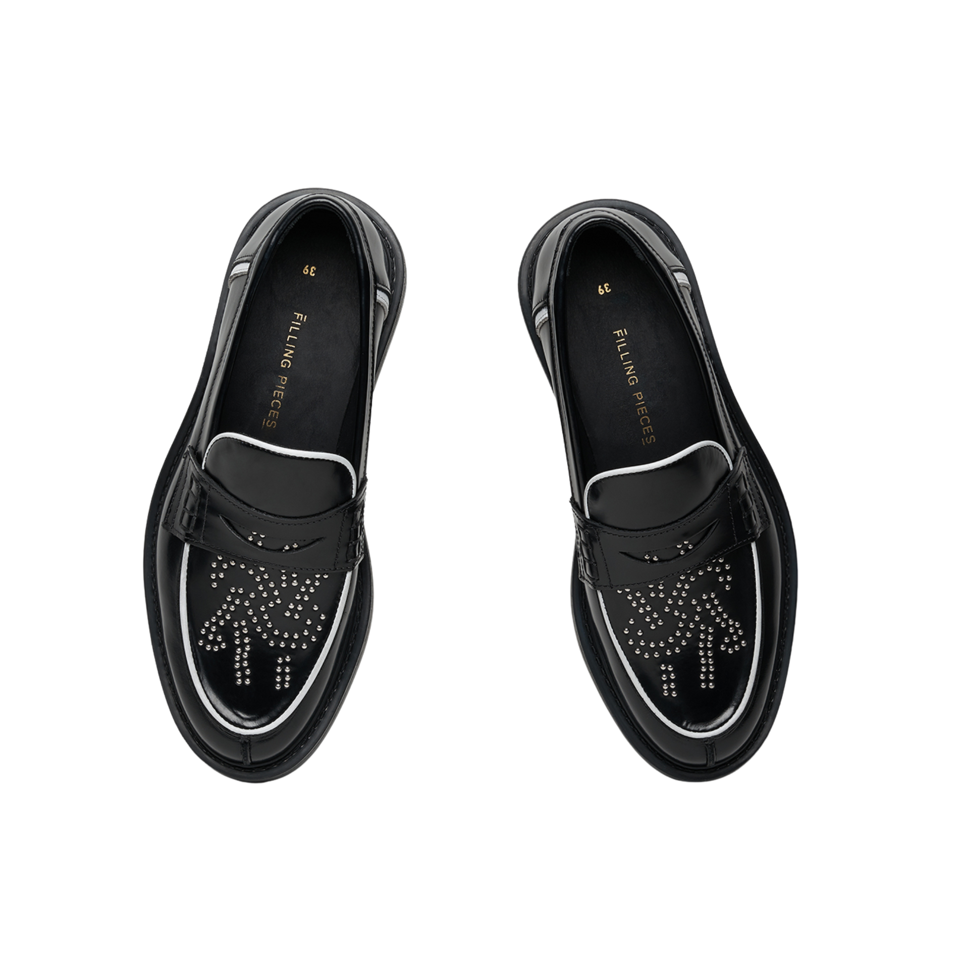 Loafer Gowtu Studs Black