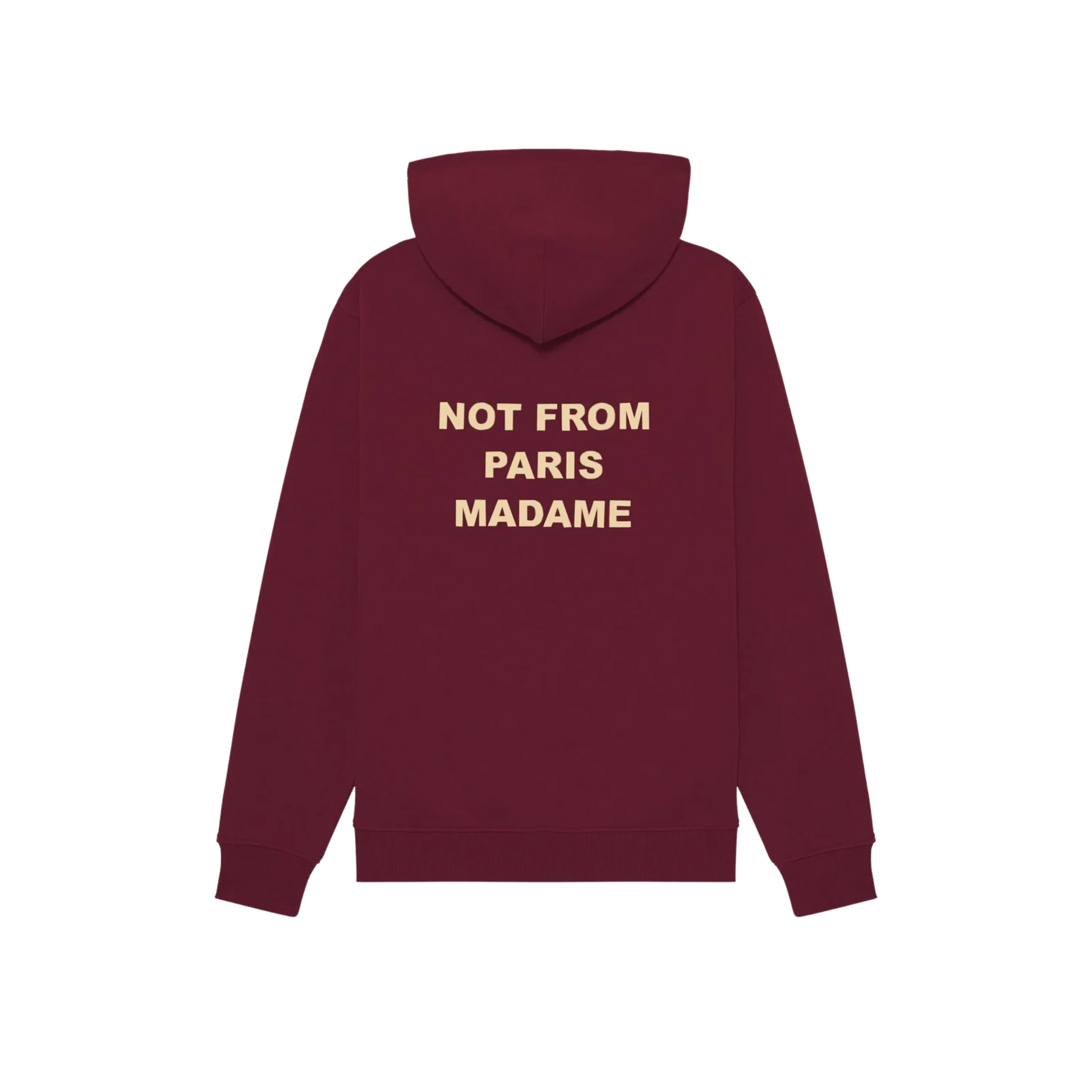 Le Hoodie Slogan Bordeaux