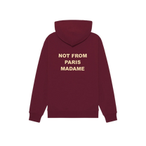 Le Hoodie Slogan Bordeaux