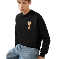 Sweatshirt Ami De Coeur Patch Noir