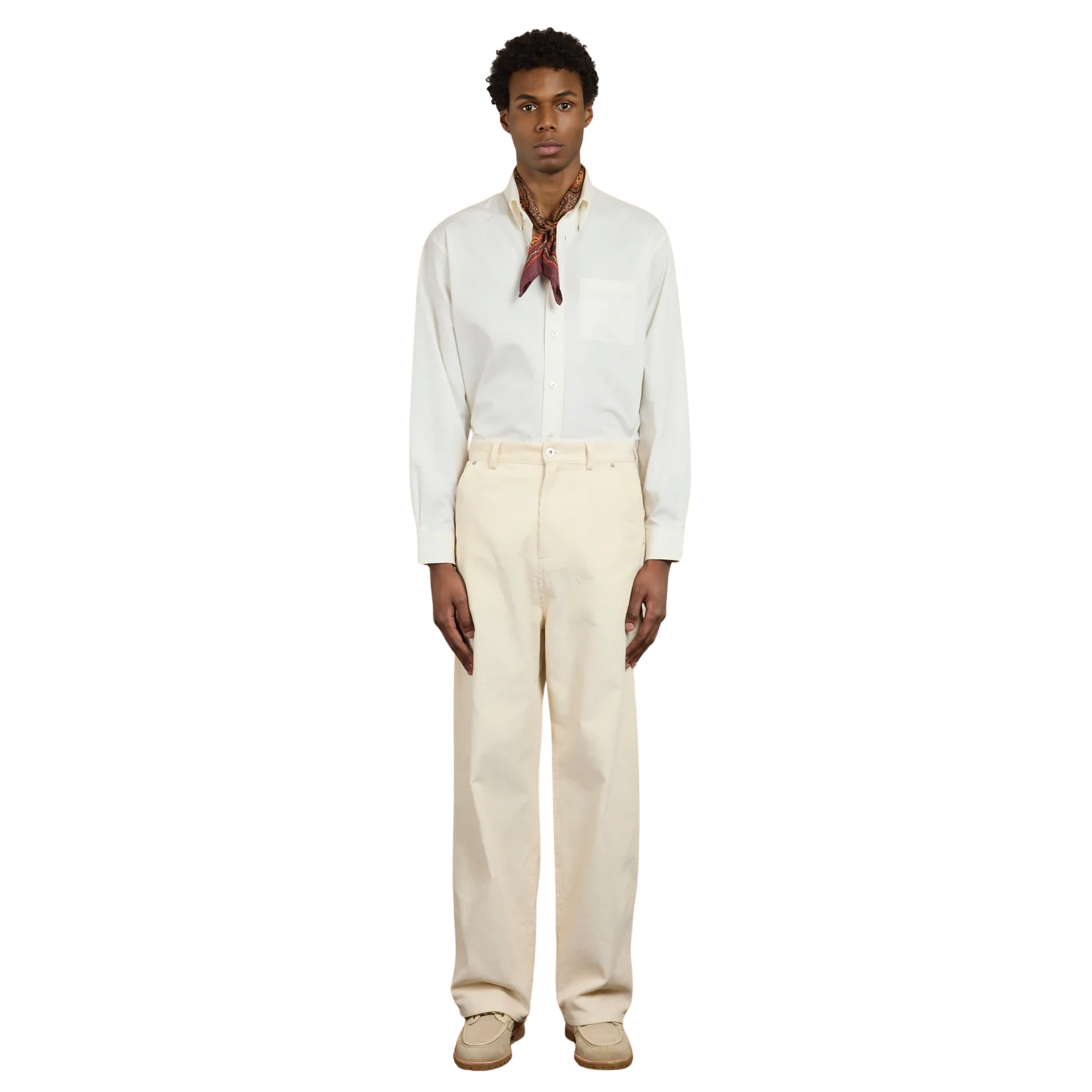 Le Pantalon Baggy Velours