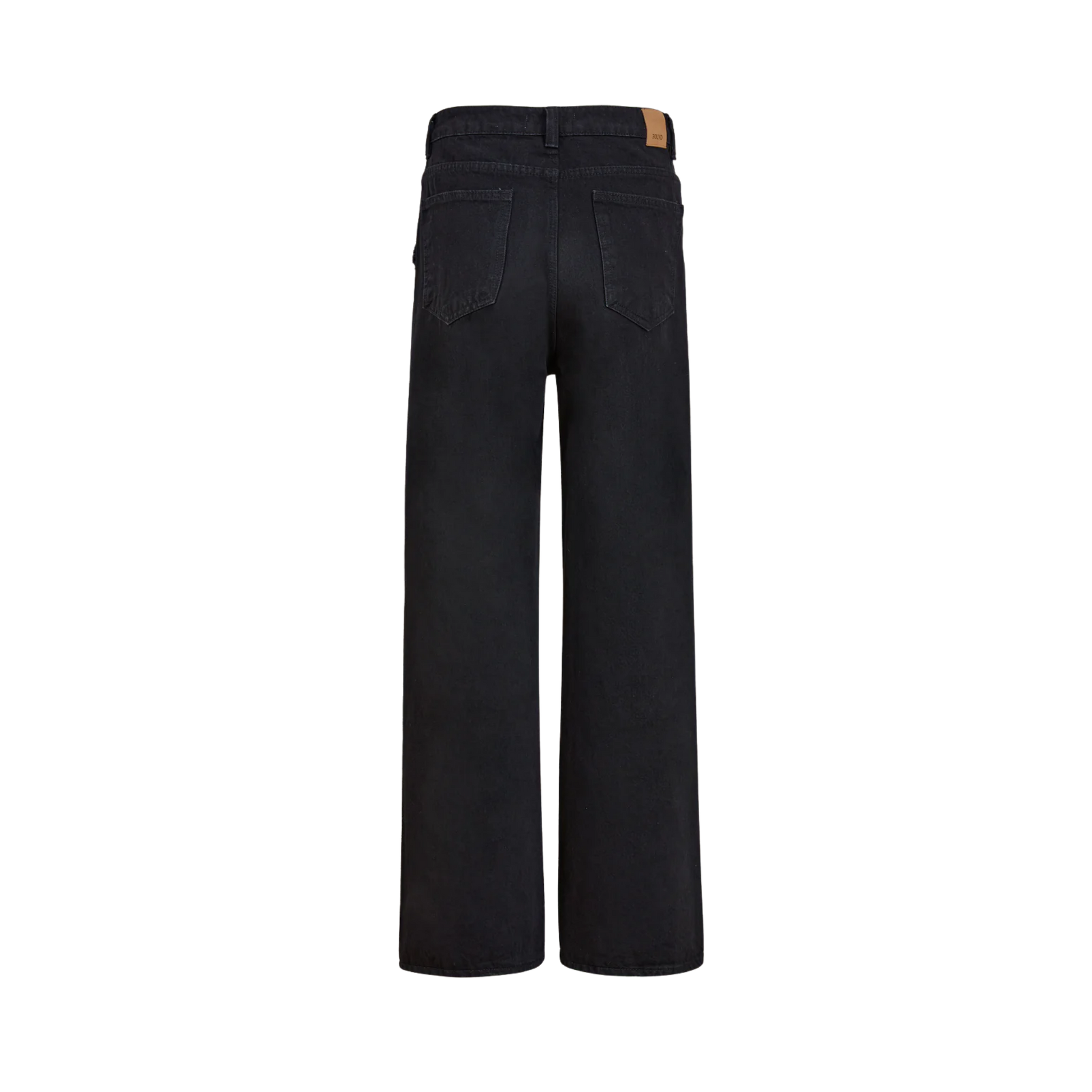 Pleated Relaxed Fit Jeans VINTAGE BLACK