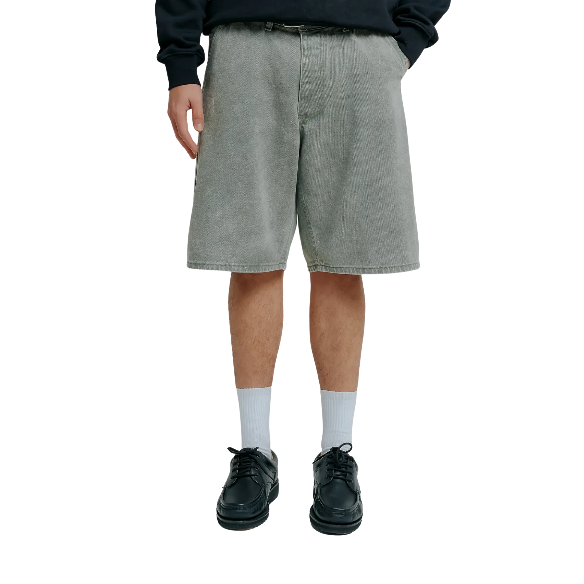 MAGOADO BIG IKON TWILL SHORTS GREEN