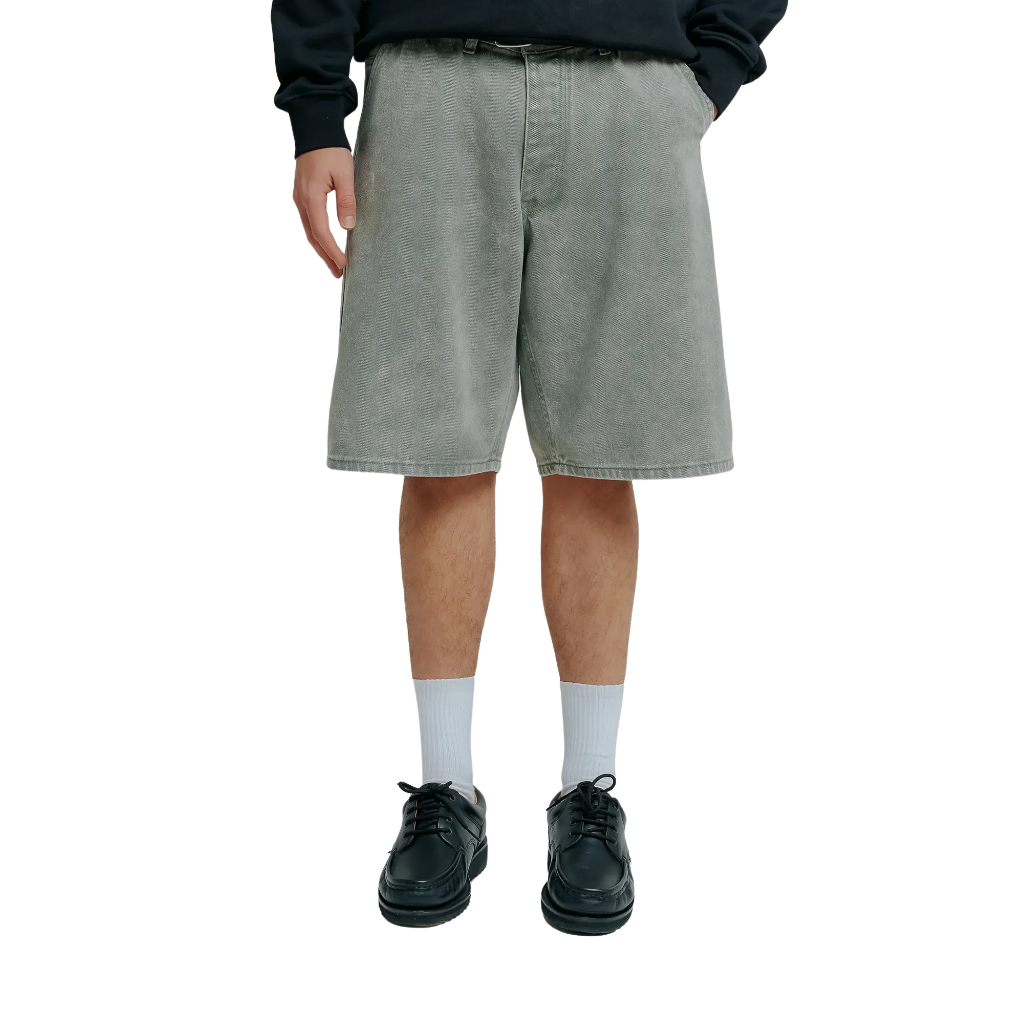MAGOADO BIG IKON TWILL SHORTS GREEN