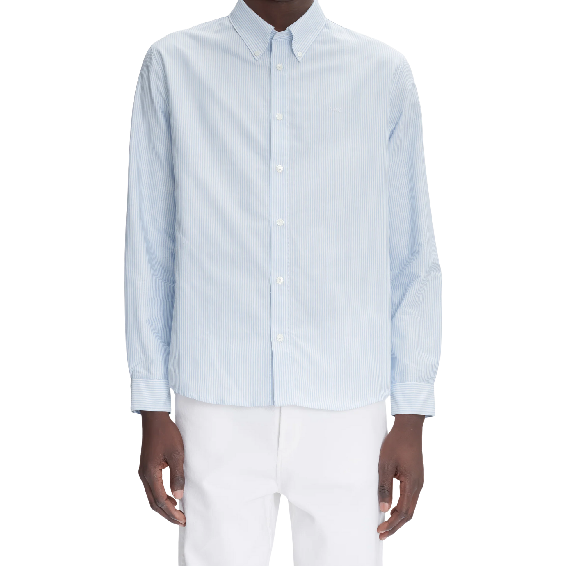 chemise new greg bleu