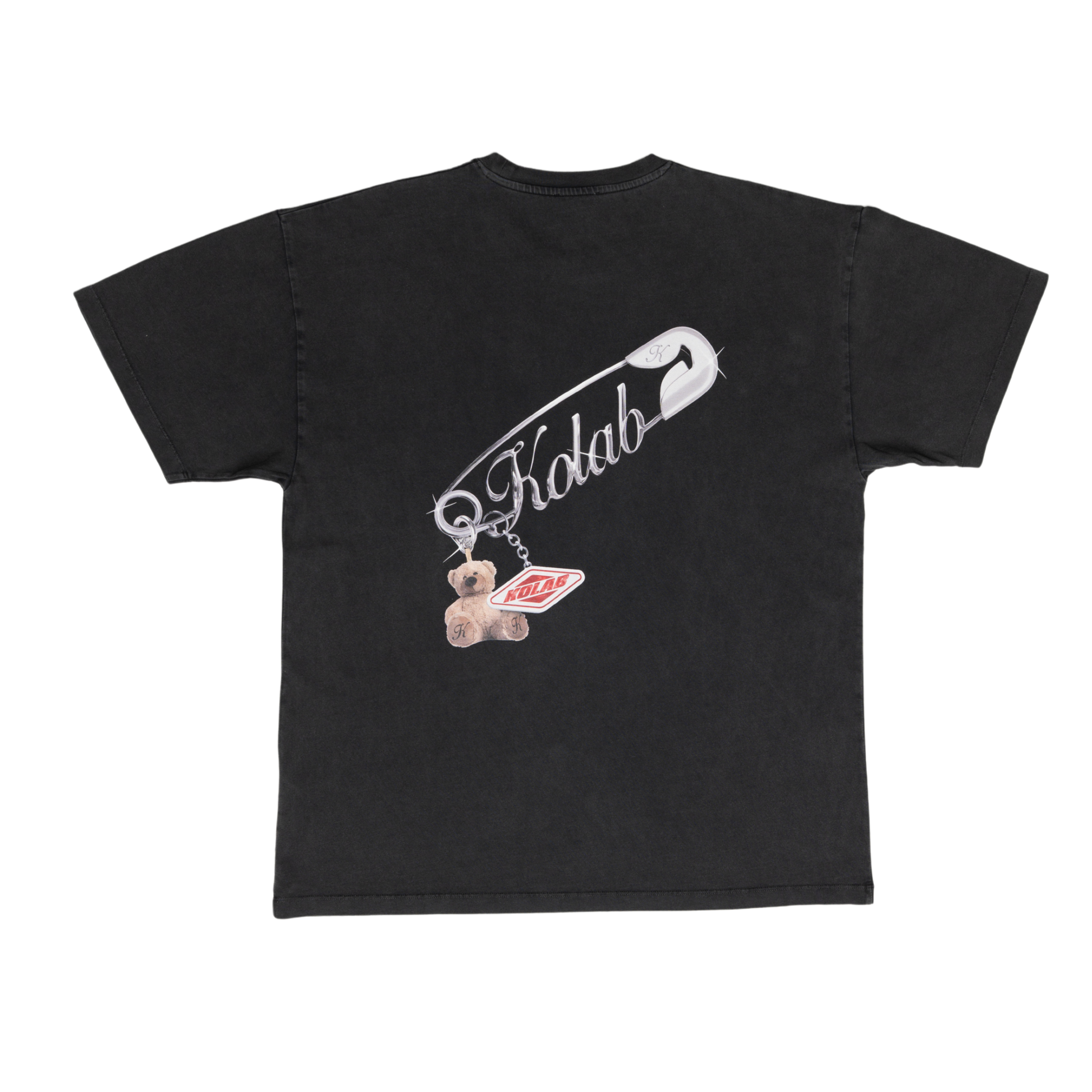 Kolab Safety Pin Tee Black