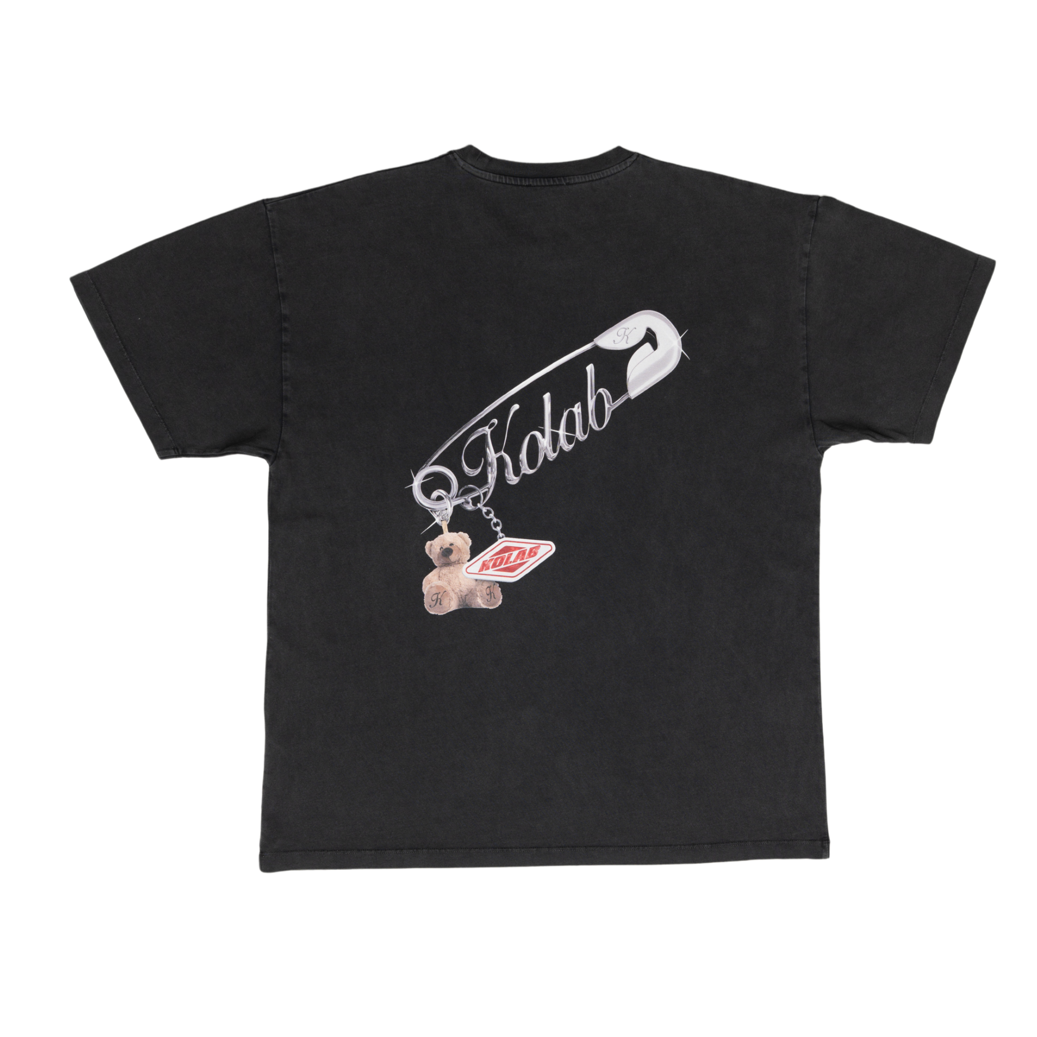 Kolab Safety Pin Tee Black
