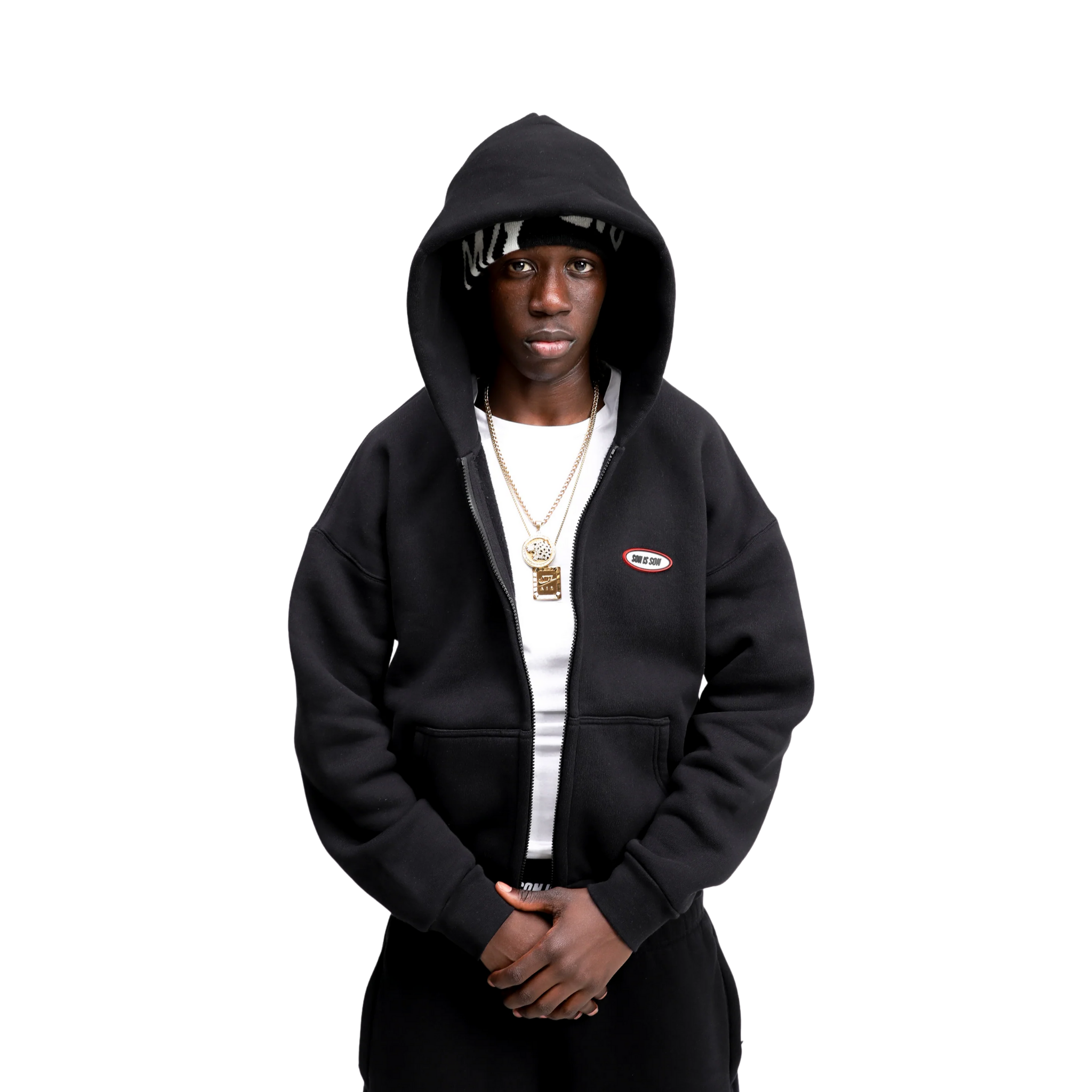 ALL DAY ZIP-UP BLACK