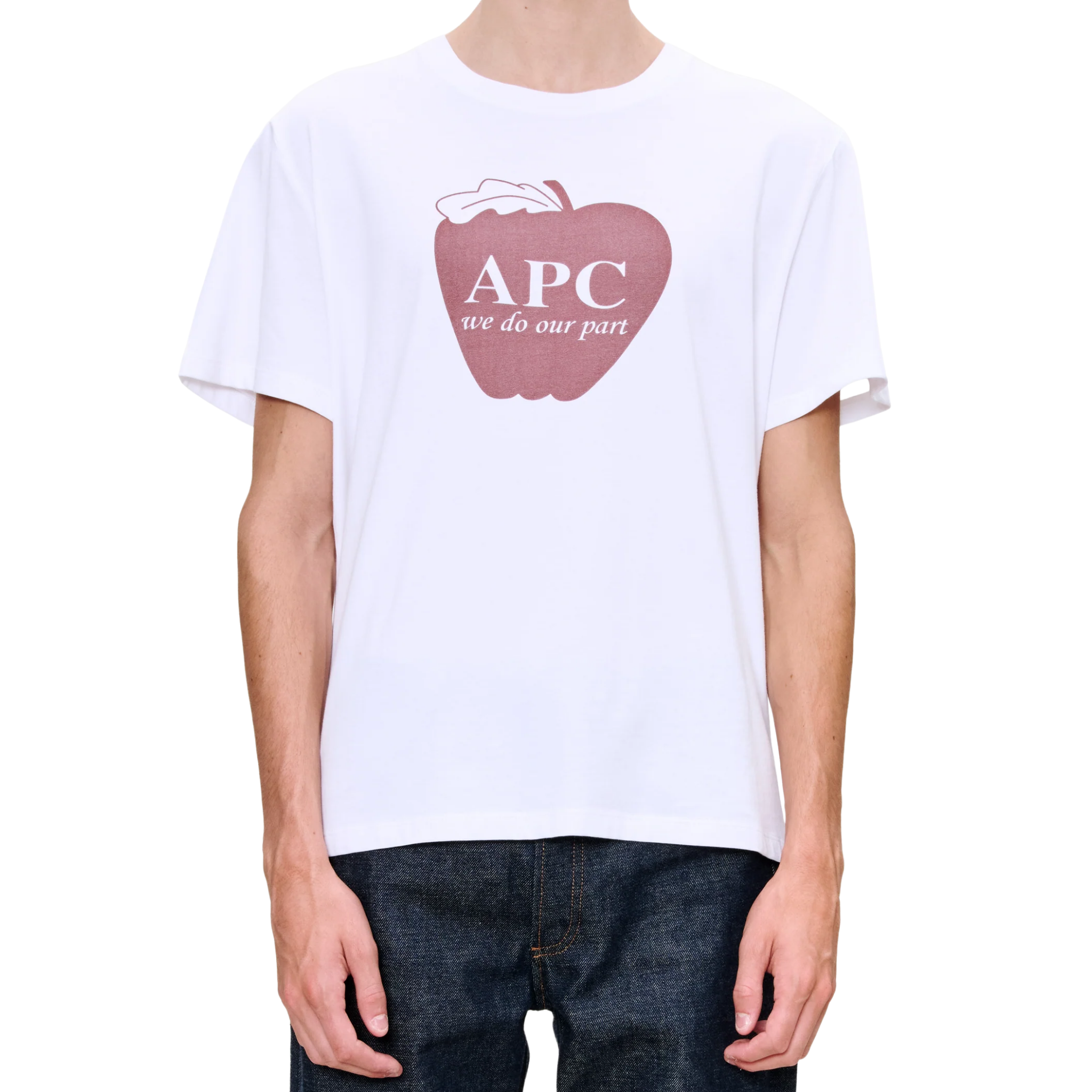 t-shirt manches courtes pomme