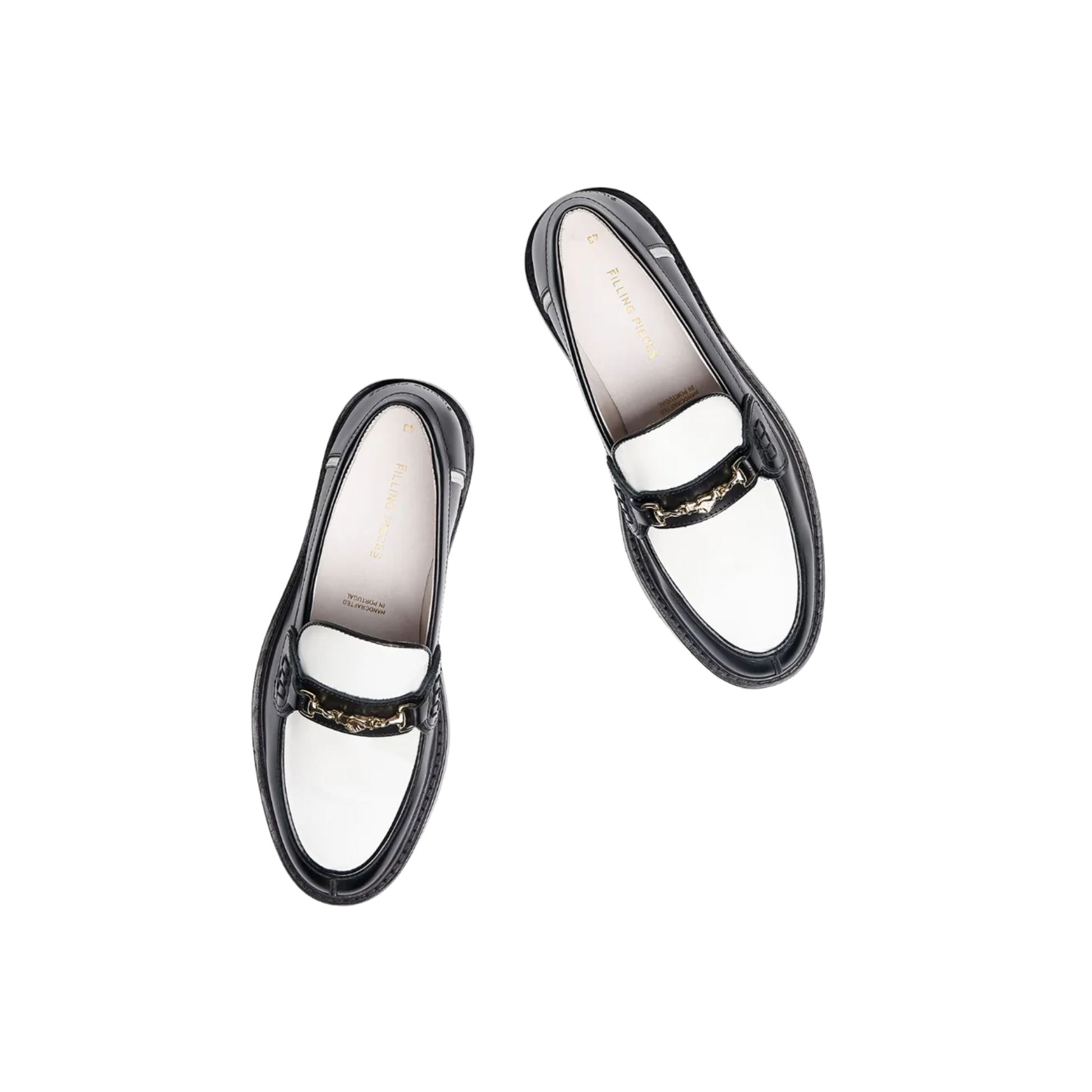 Loafer Polido White Black