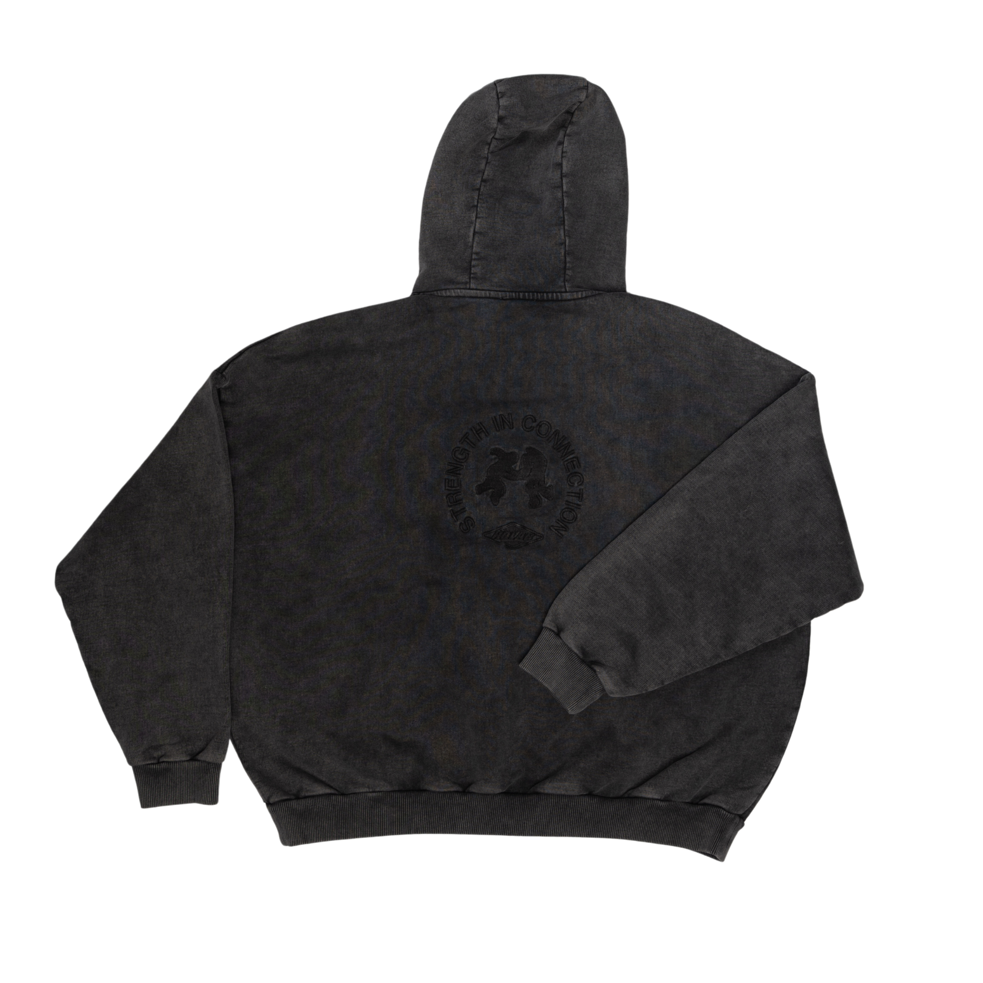 Kolab Black Zip-Up Hoodie