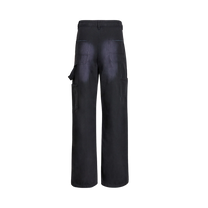 Canvas Washed Tapestry Pants VINTAGE BLACK
