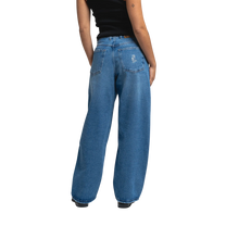 LOOFA IKON FLOWER DENIM PANTS