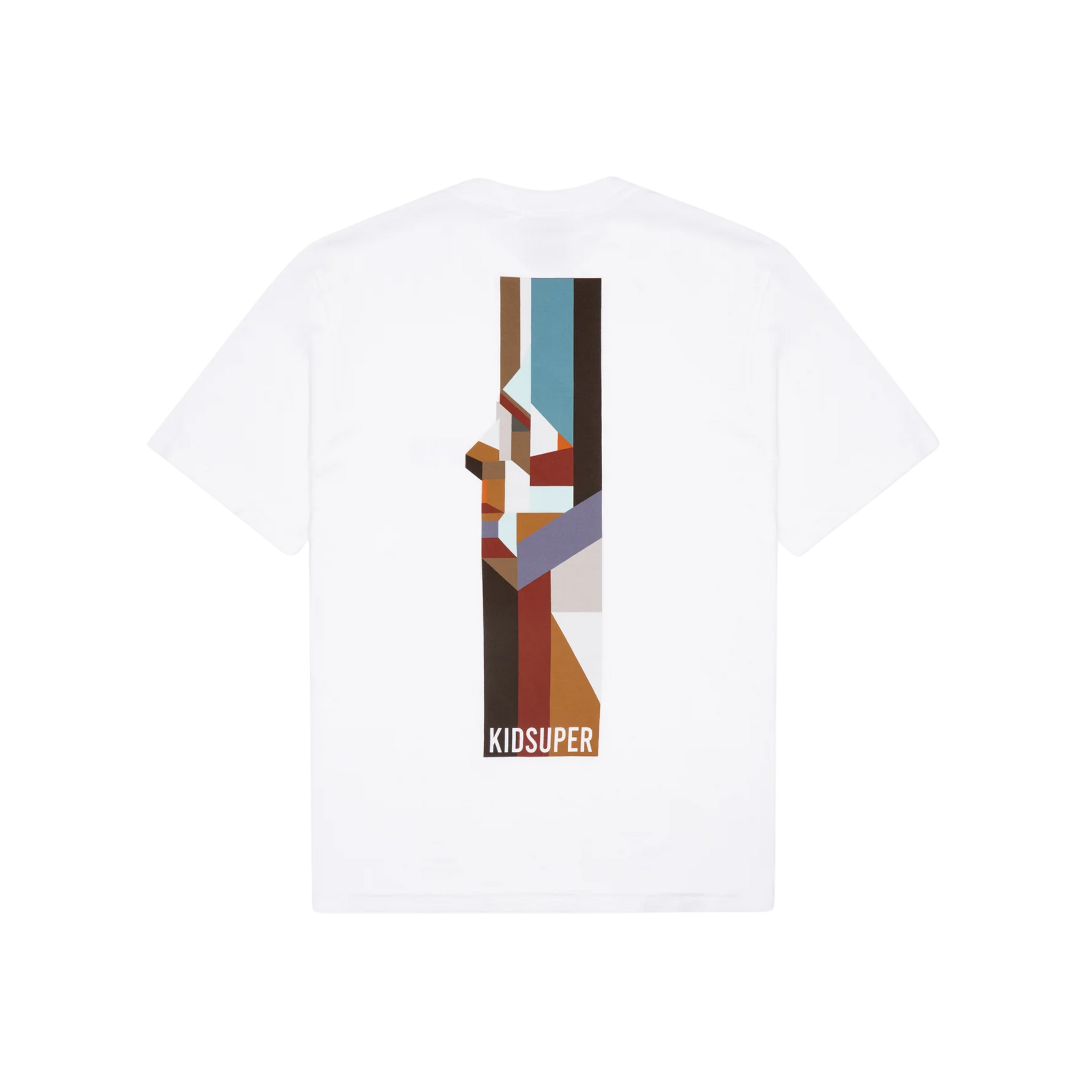 Abstract Lines Tee White