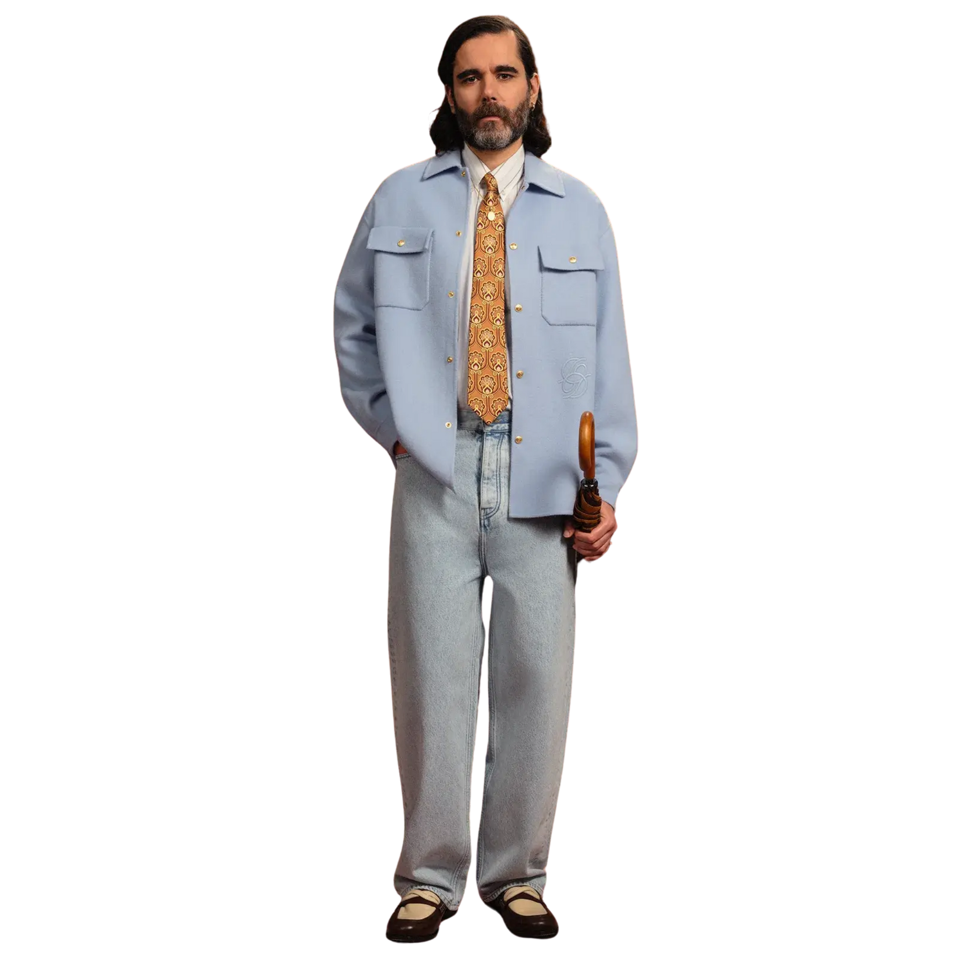 Surchemise Laine Blue