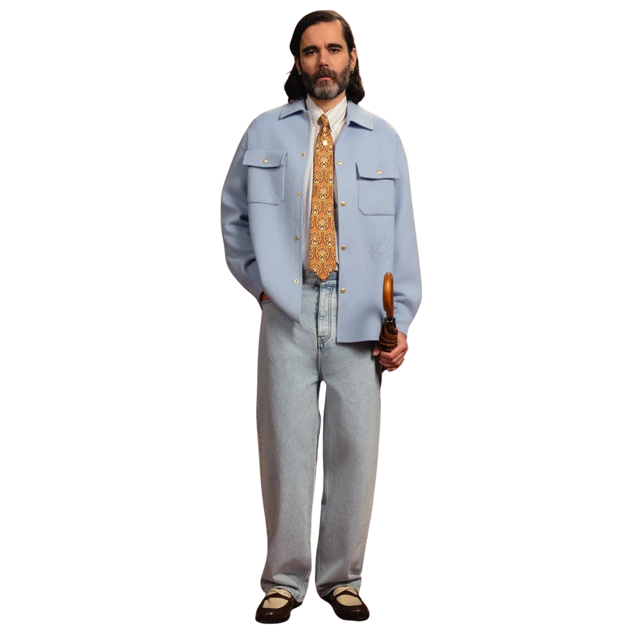 Surchemise Laine Blue