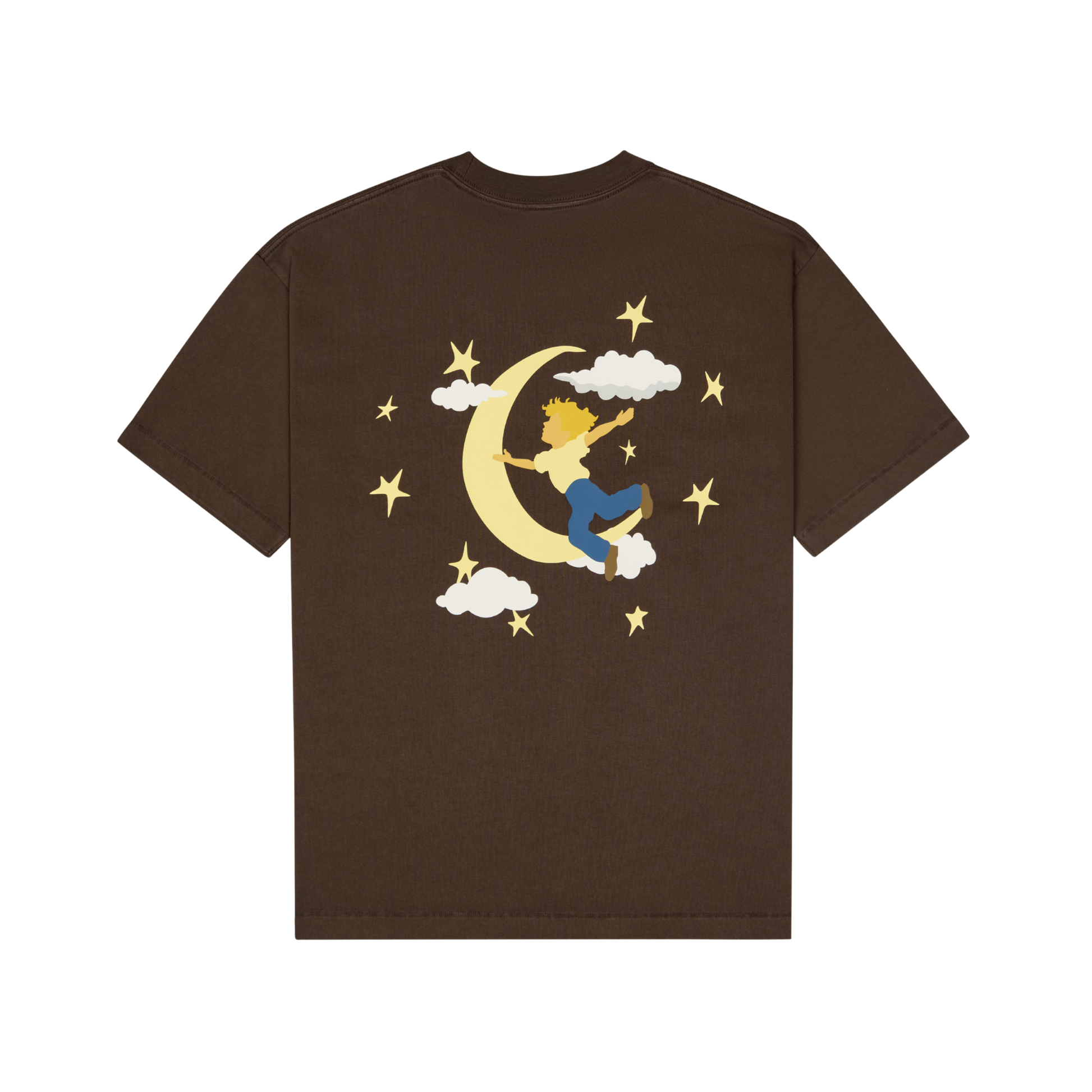 The Boy who Jumped the Moon Tee-Mocha