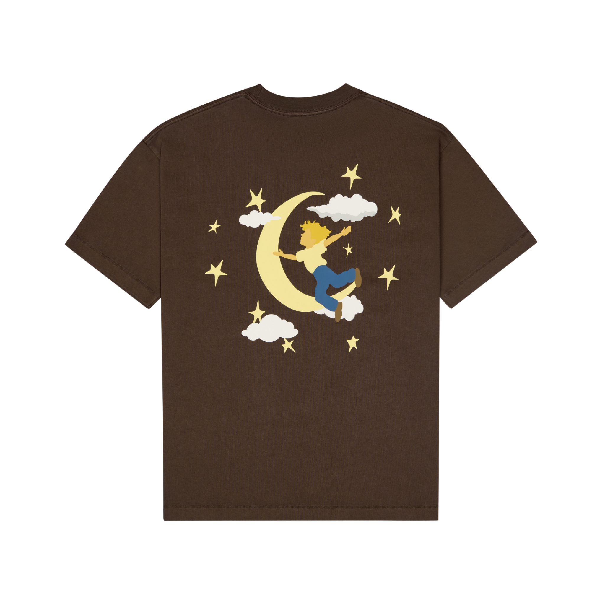 The Boy who Jumped the Moon Tee-Mocha