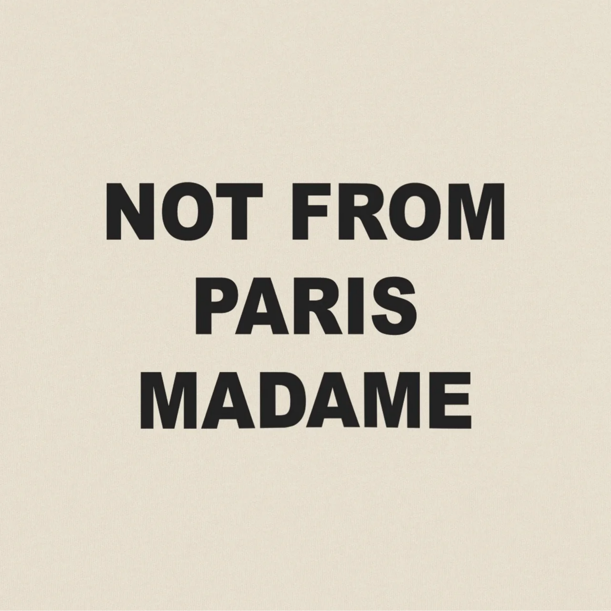 Bold T-shirt Slogan Mastic