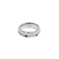 Icon Green Stone Ring