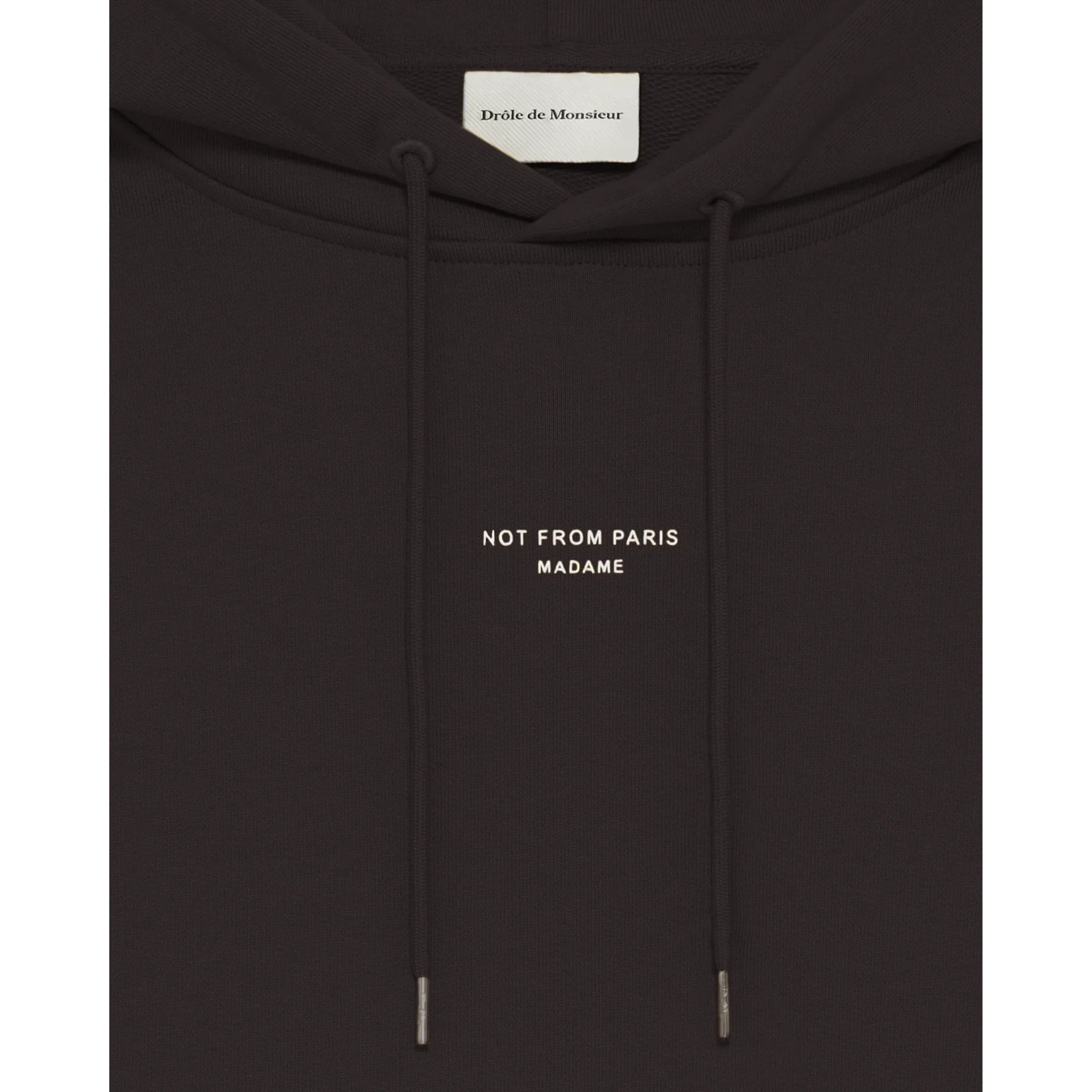 Le Hoodie Slogan Classique Black