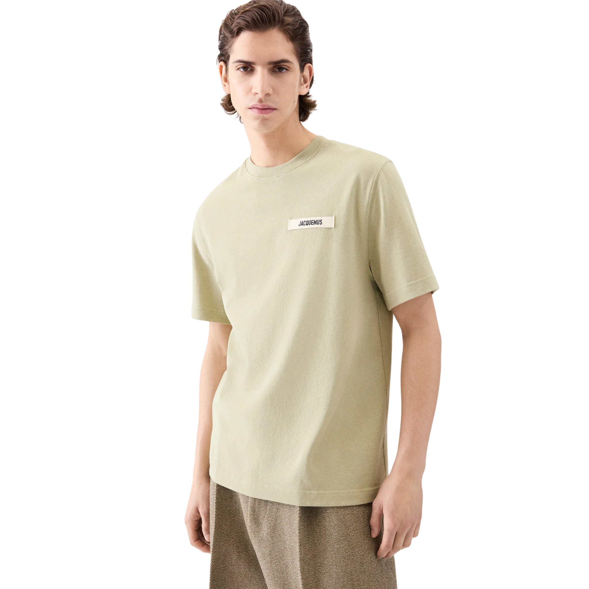 T-Shirt Gros Grain Vert pâle