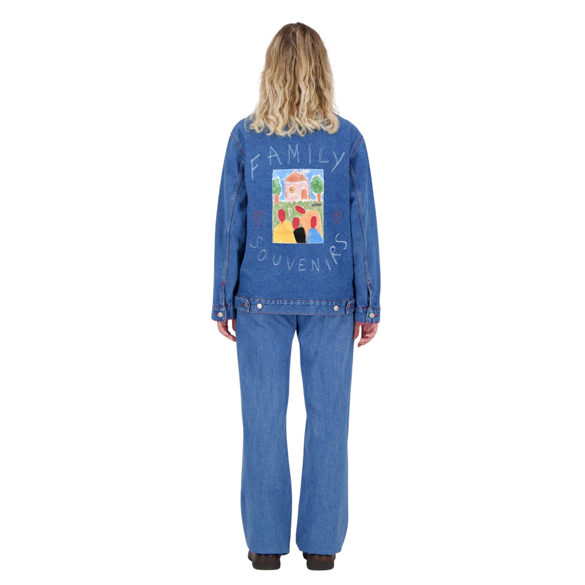 Family Souvenir (Blue) Denim Jacket