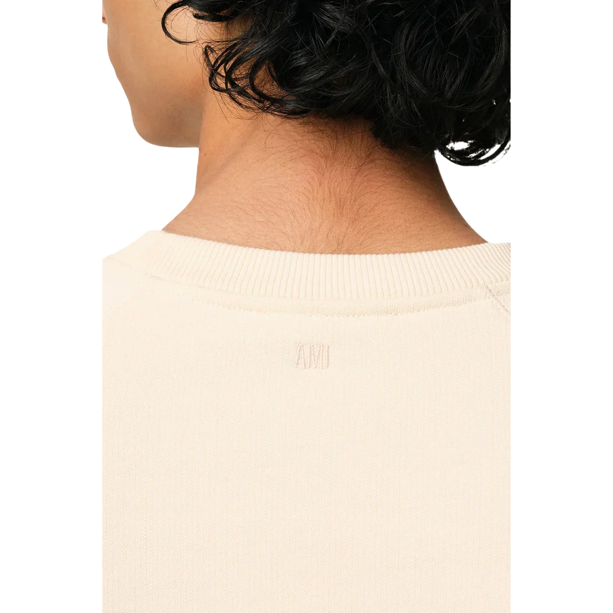 Sweatshirt Ami De Coeur Beige Patch