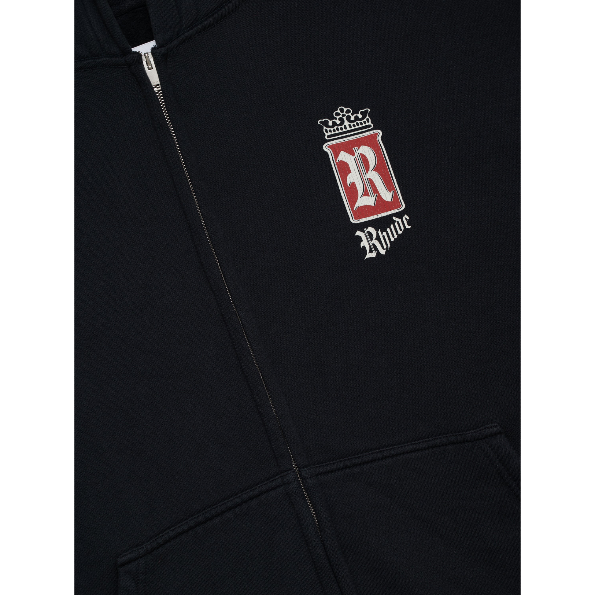 RHUDE FUMAR 91 ZIP-UP HOODIE