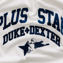 Plus Vintage White + Navy Ringer T-Shirt