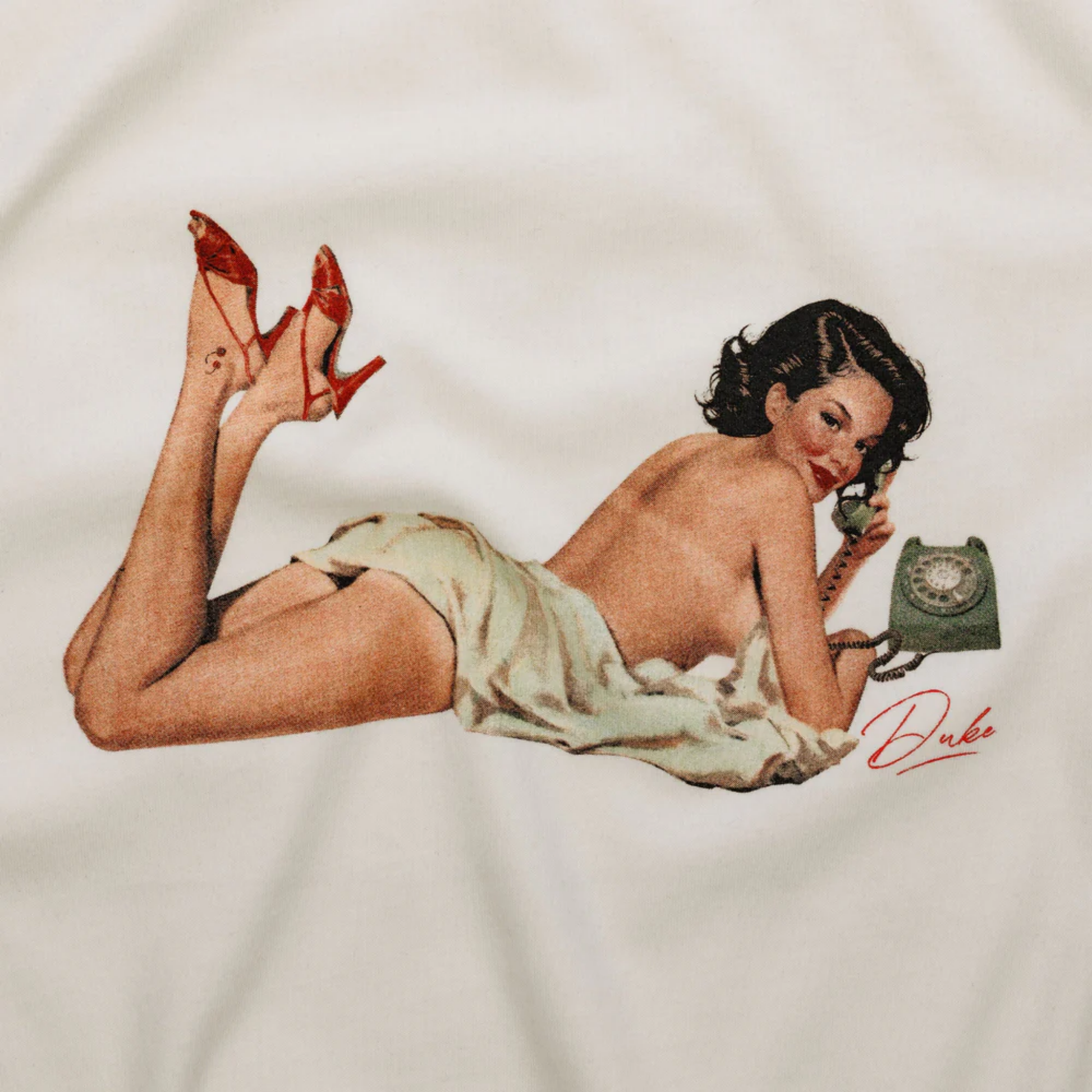PIN UP VINTAGE WHITE T-SHIRT