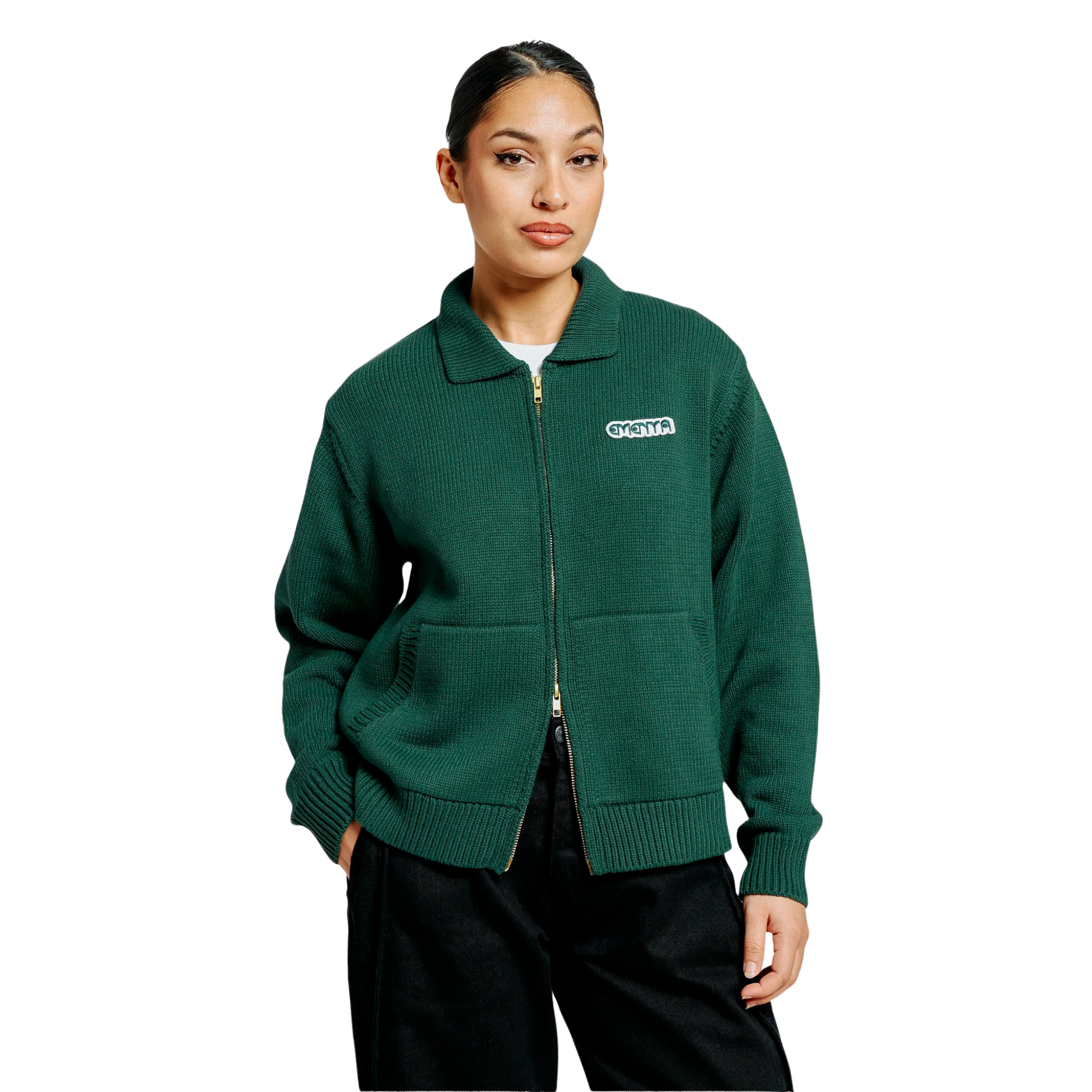 ROLIM KNIT JACKET GREEN