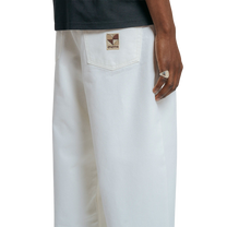 LOOFA HEART SOFT TWILL PANTS WHITE