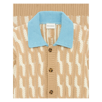 Le Cardigan Torsades Bicolore