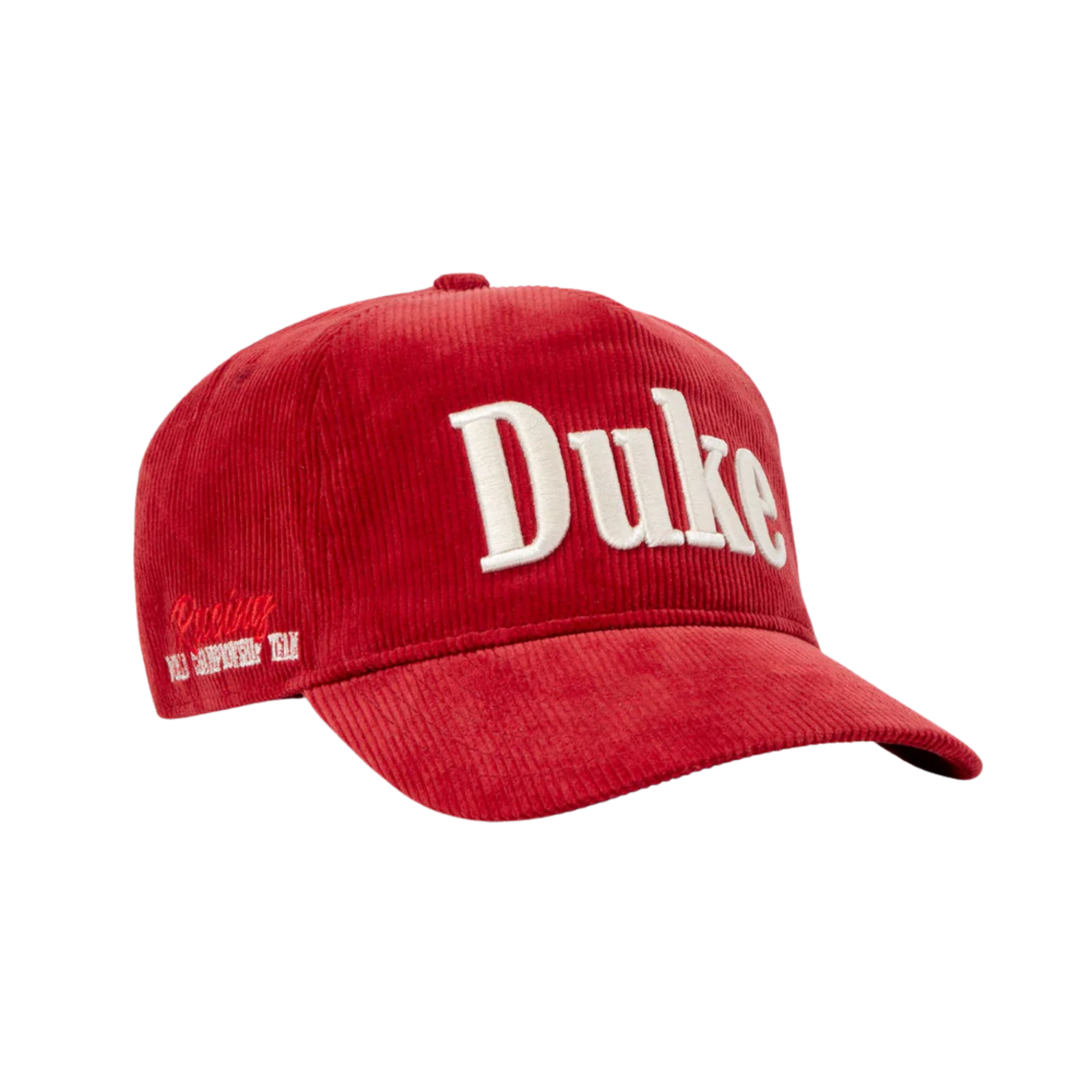 DUKE RED CORDUROY CAP