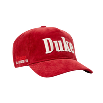 DUKE RED CORDUROY CAP