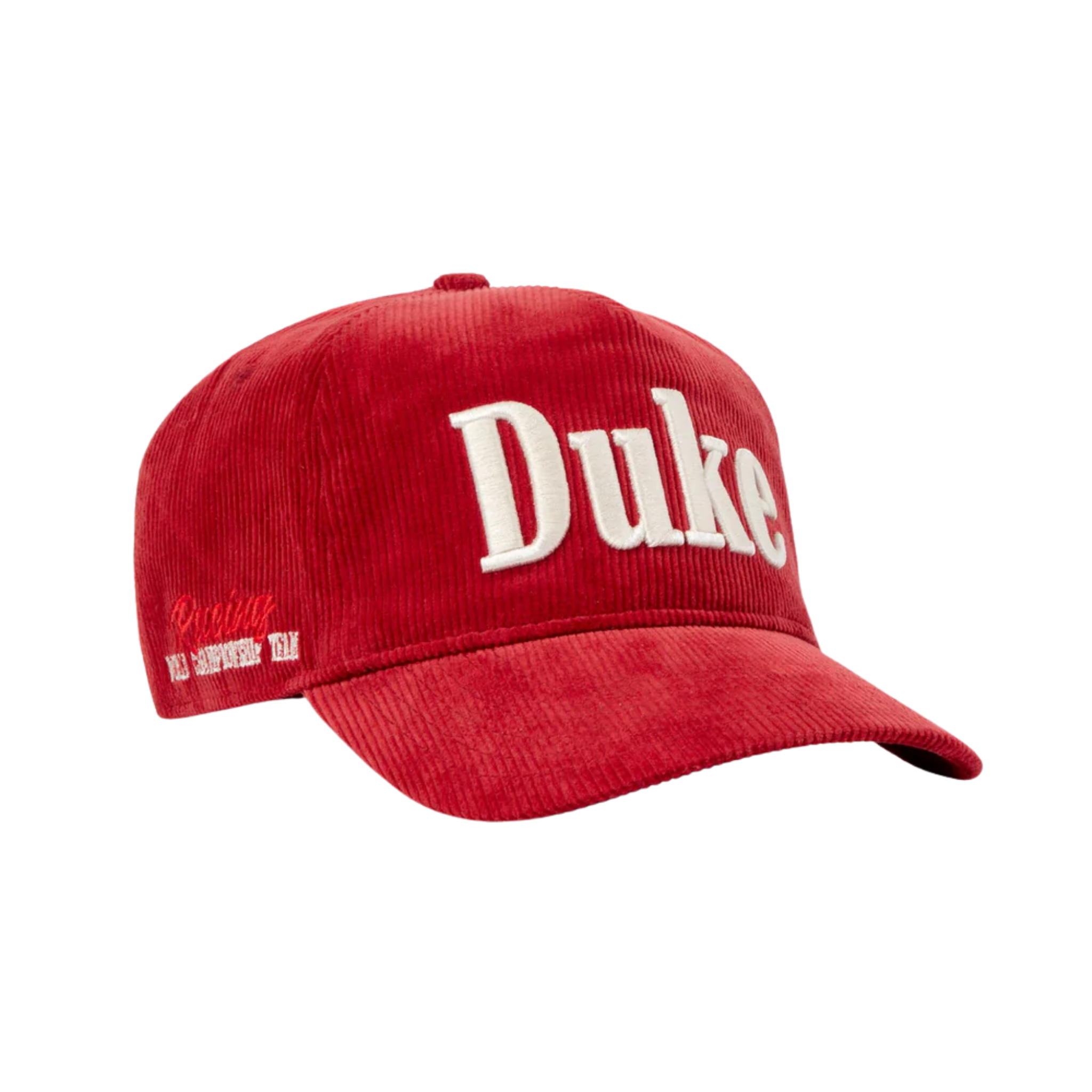 DUKE RED CORDUROY CAP