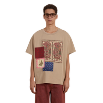 Patchwork Tee - Sand