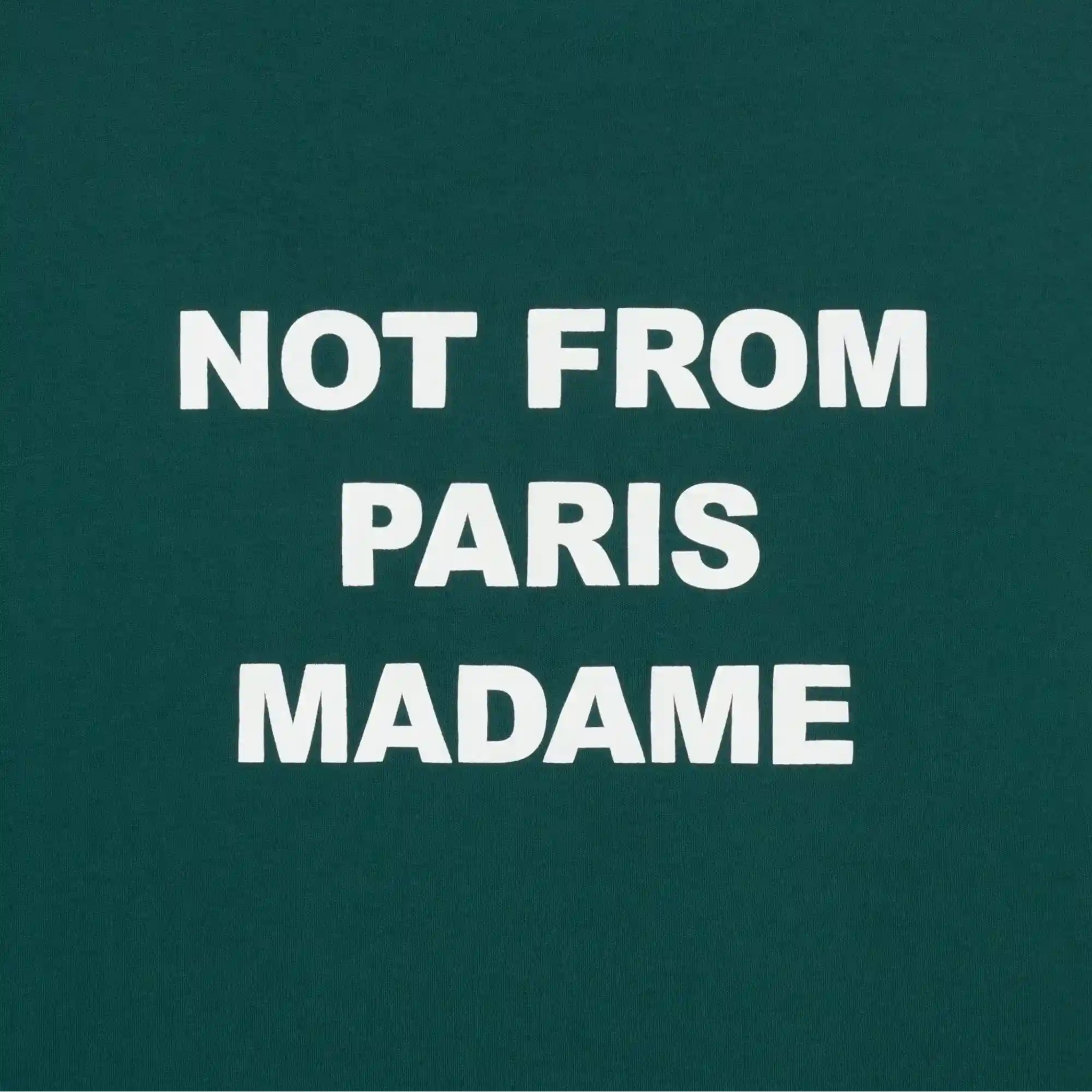 Bold T-shirt Slogan Green