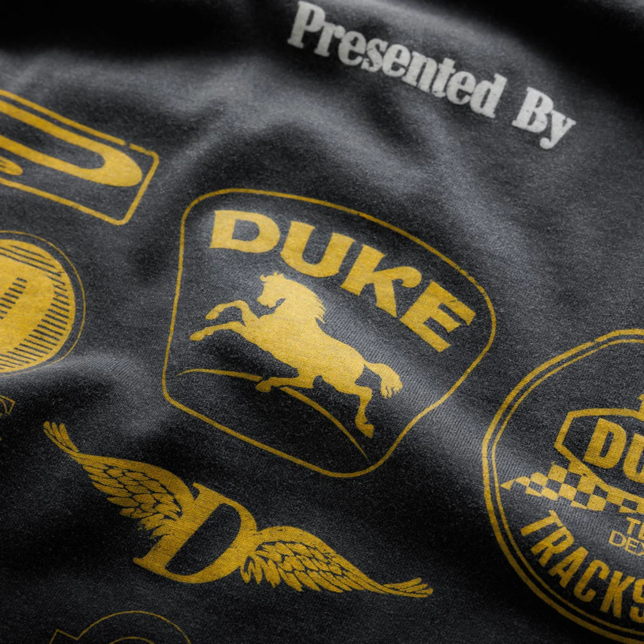 DR Sponsors Washed Black + Yellow T-Shirt