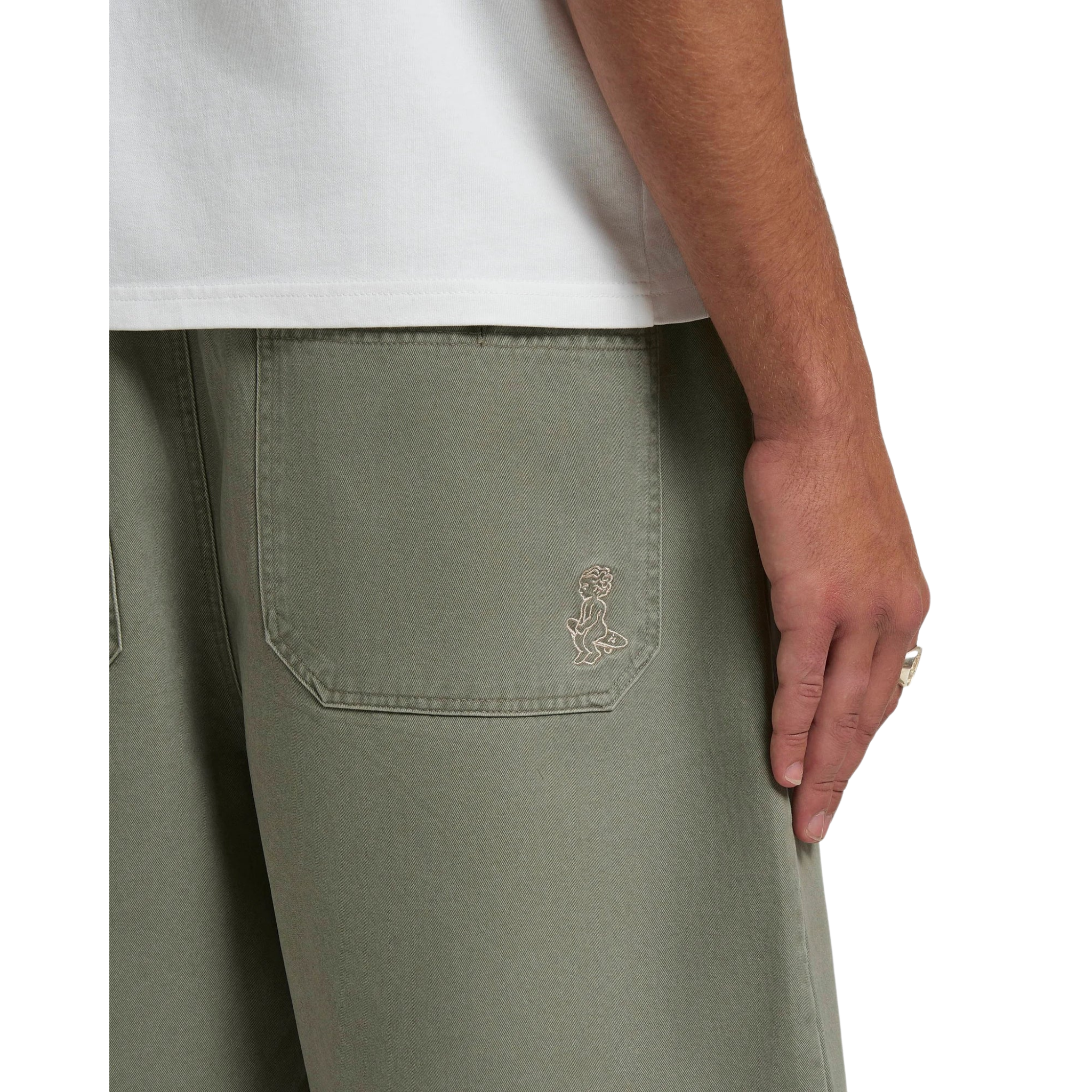 MAGOADO TWILL ELASTIC SHORTS SKS