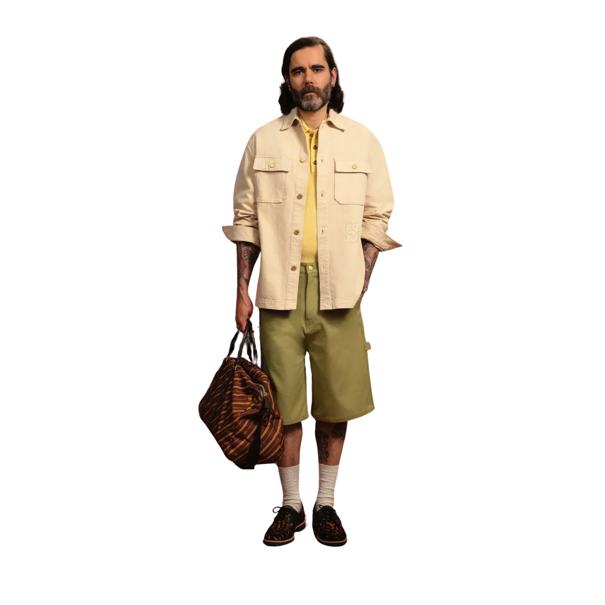 Chemise Denim Beige