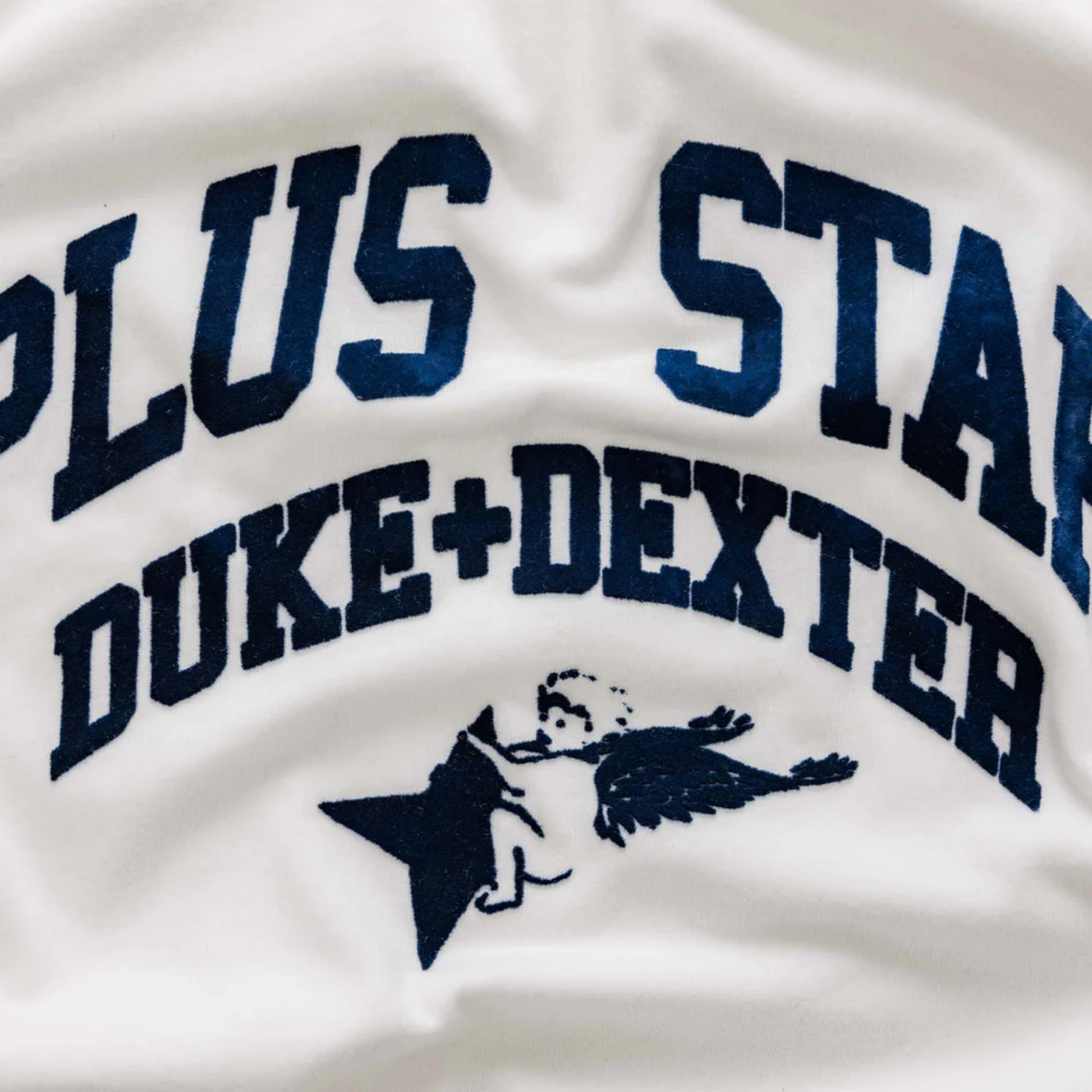 Plus Vintage White + Navy Ringer T-Shirt