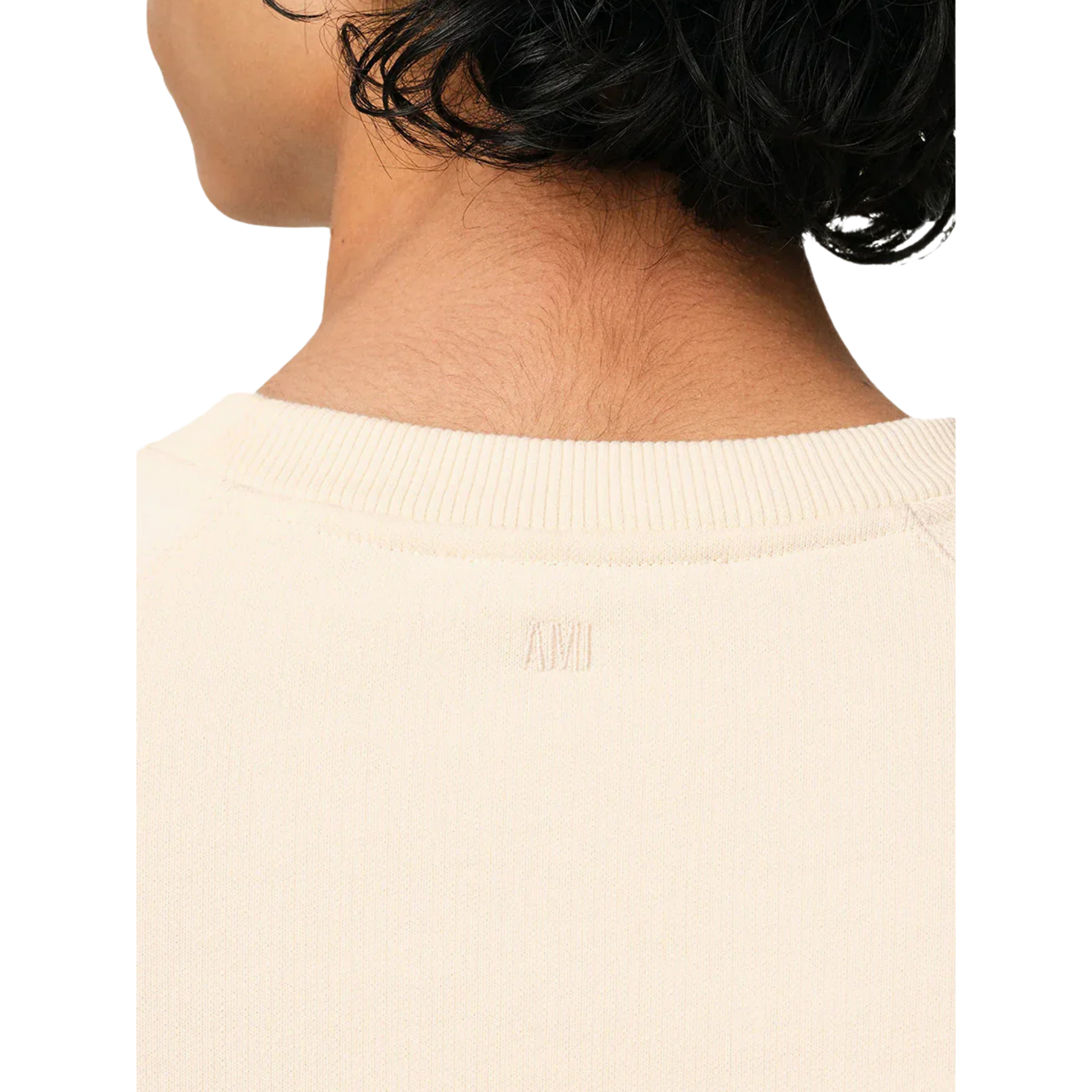 Sweatshirt Ami De Coeur Beige Patch