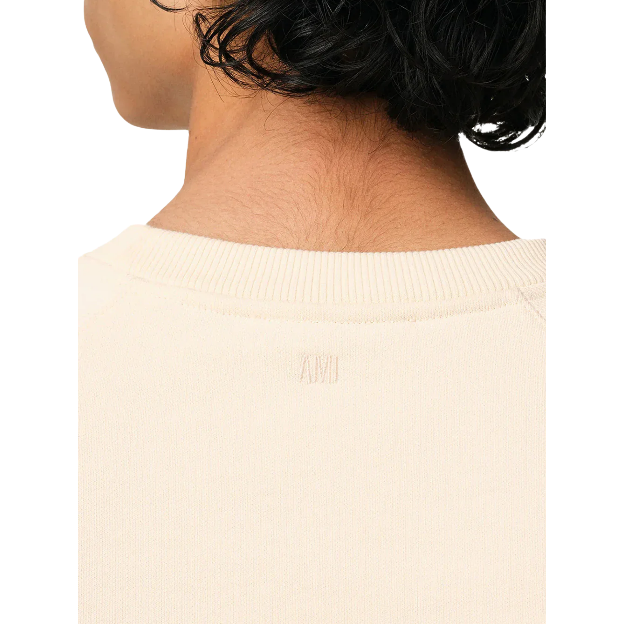 Sweatshirt Ami De Coeur Beige Patch