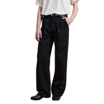 Pleated Relaxed Fit Jeans VINTAGE BLACK