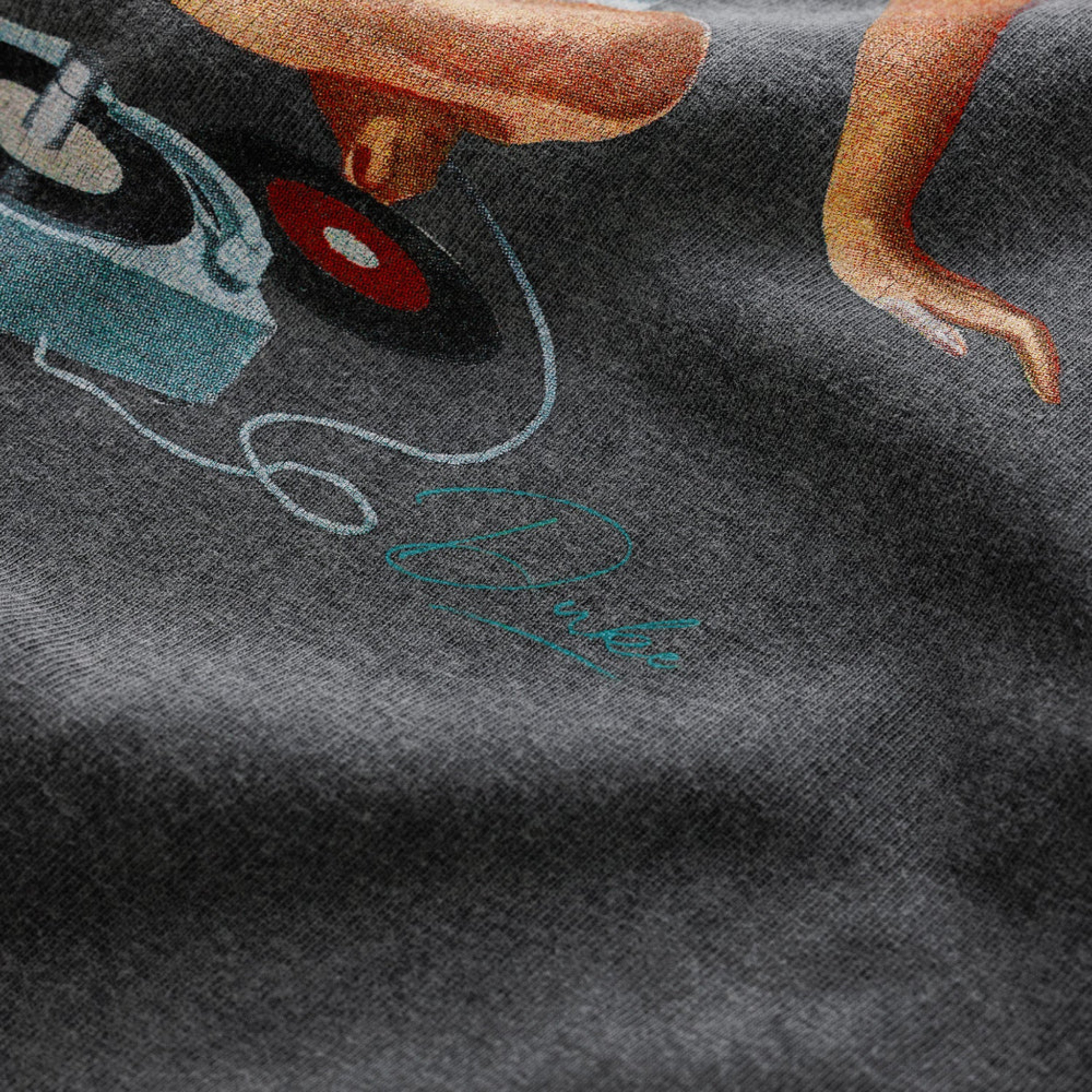 Pin Up II Washed Grey T-Shirt