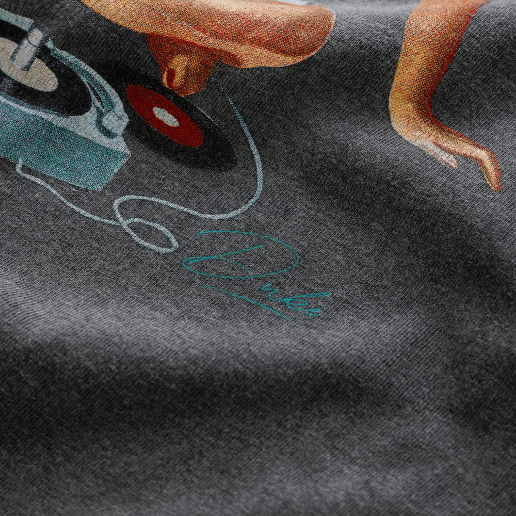Pin Up II Washed Grey T-Shirt