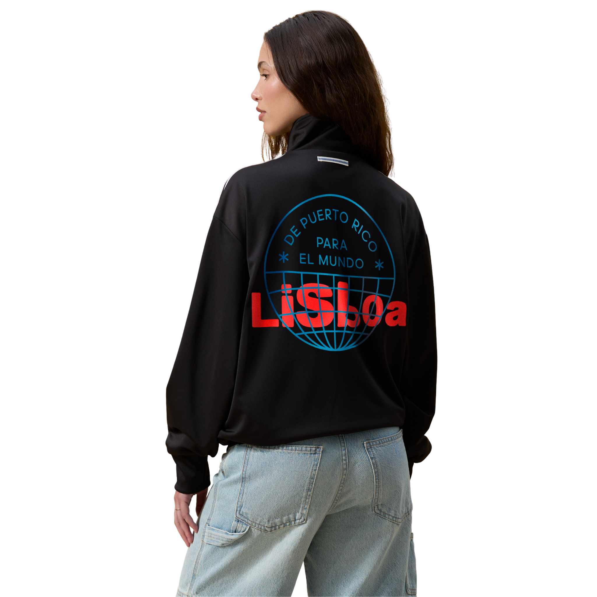 Lisbon Track Jacket x Bad Bunny Tour Merch Black