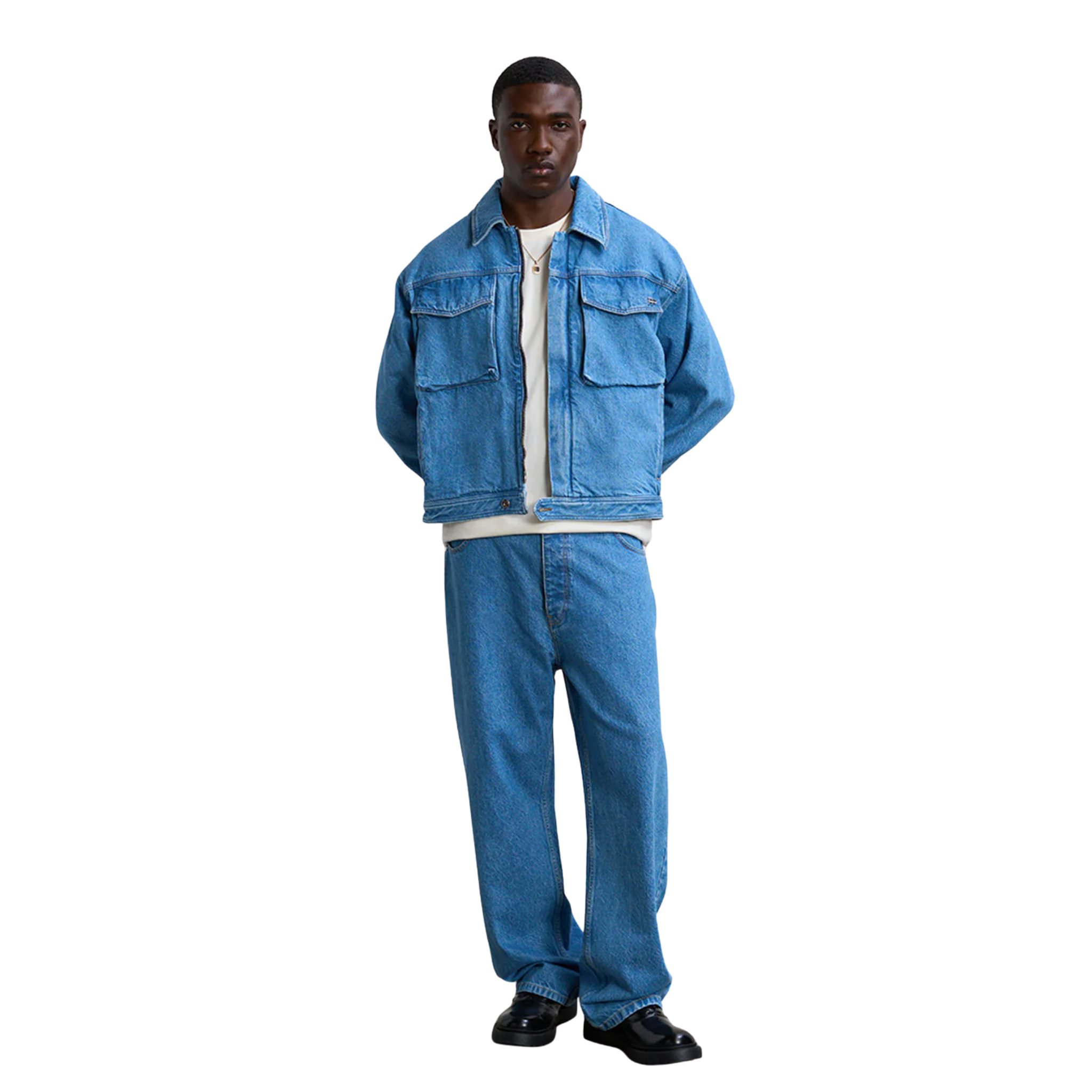 Denim Pants Washed Indigo